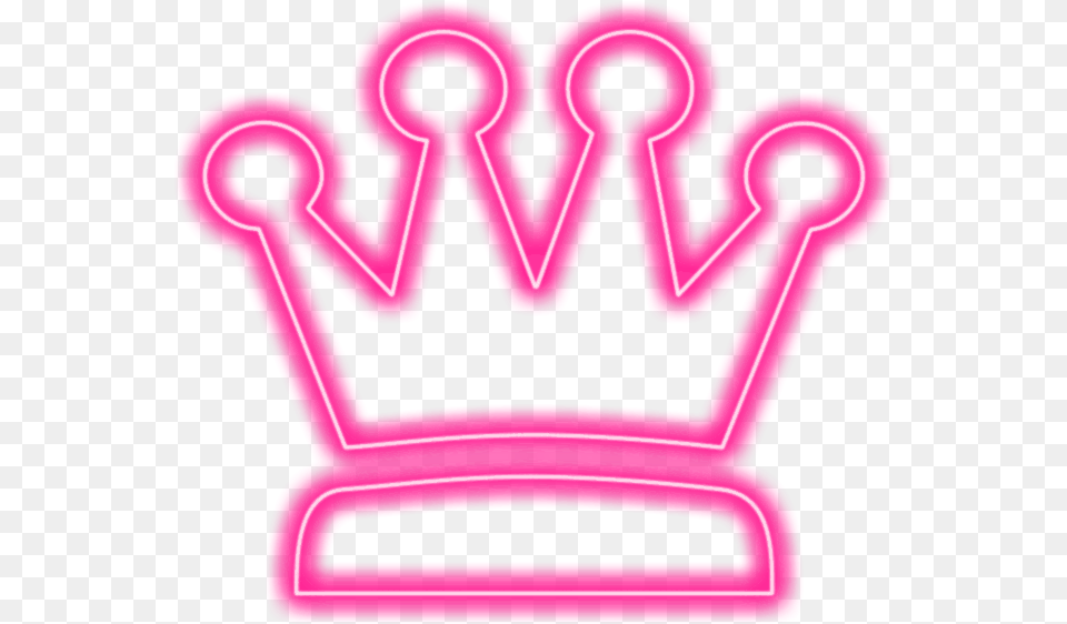 Crown Pink Pinkcrown Queen King Neon Crown Neon, Accessories, Jewelry Free Transparent Png