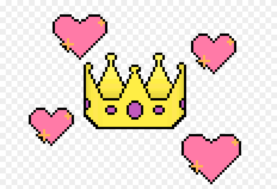 Crown Pixel Art Maker, Accessories, Jewelry, Baby, Person Free Transparent Png