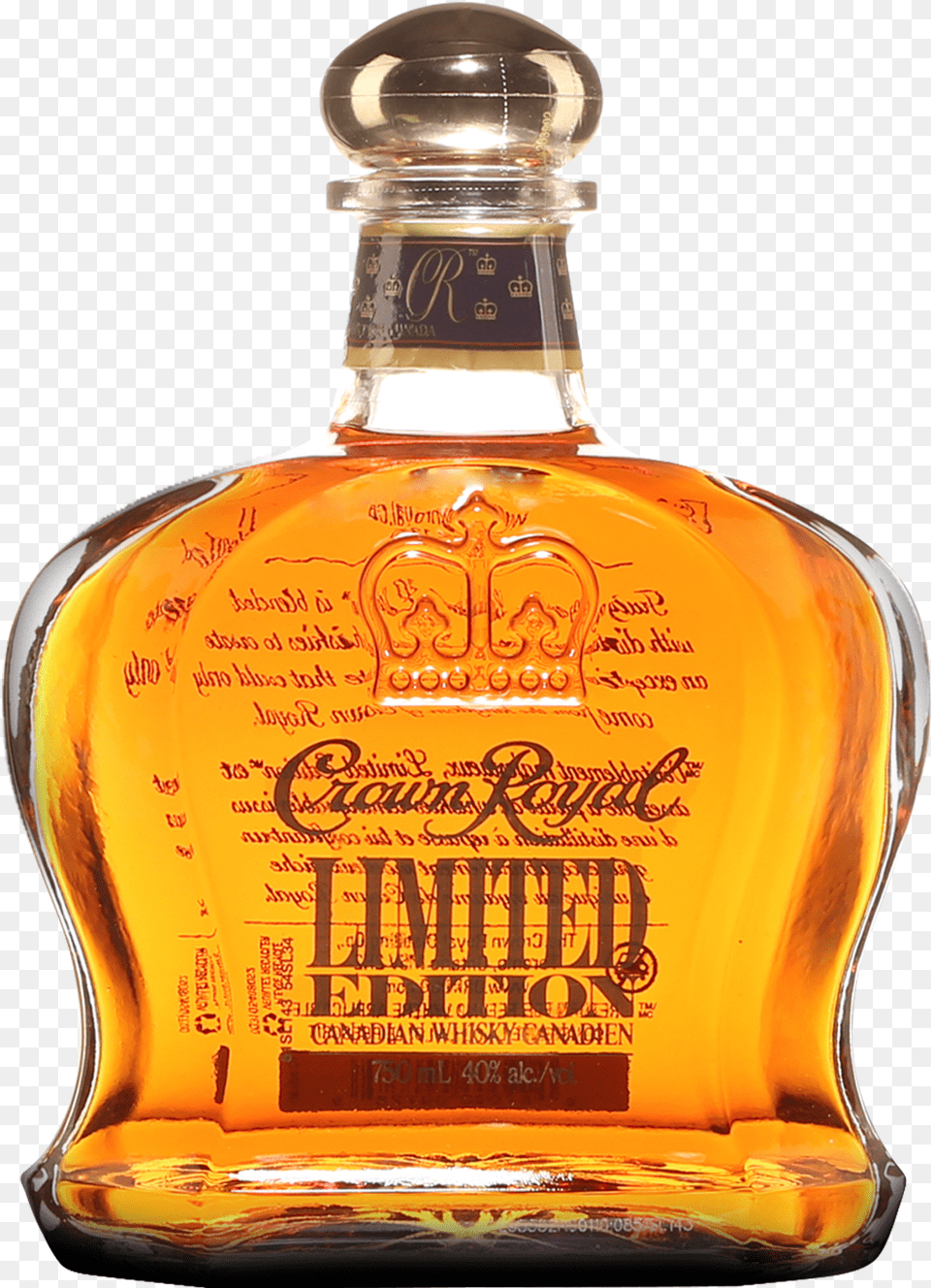 Crown Royal 10 Ans Limited Edition Crown Royal Limited Edition, Alcohol, Beverage, Liquor, Bottle Free Png Download