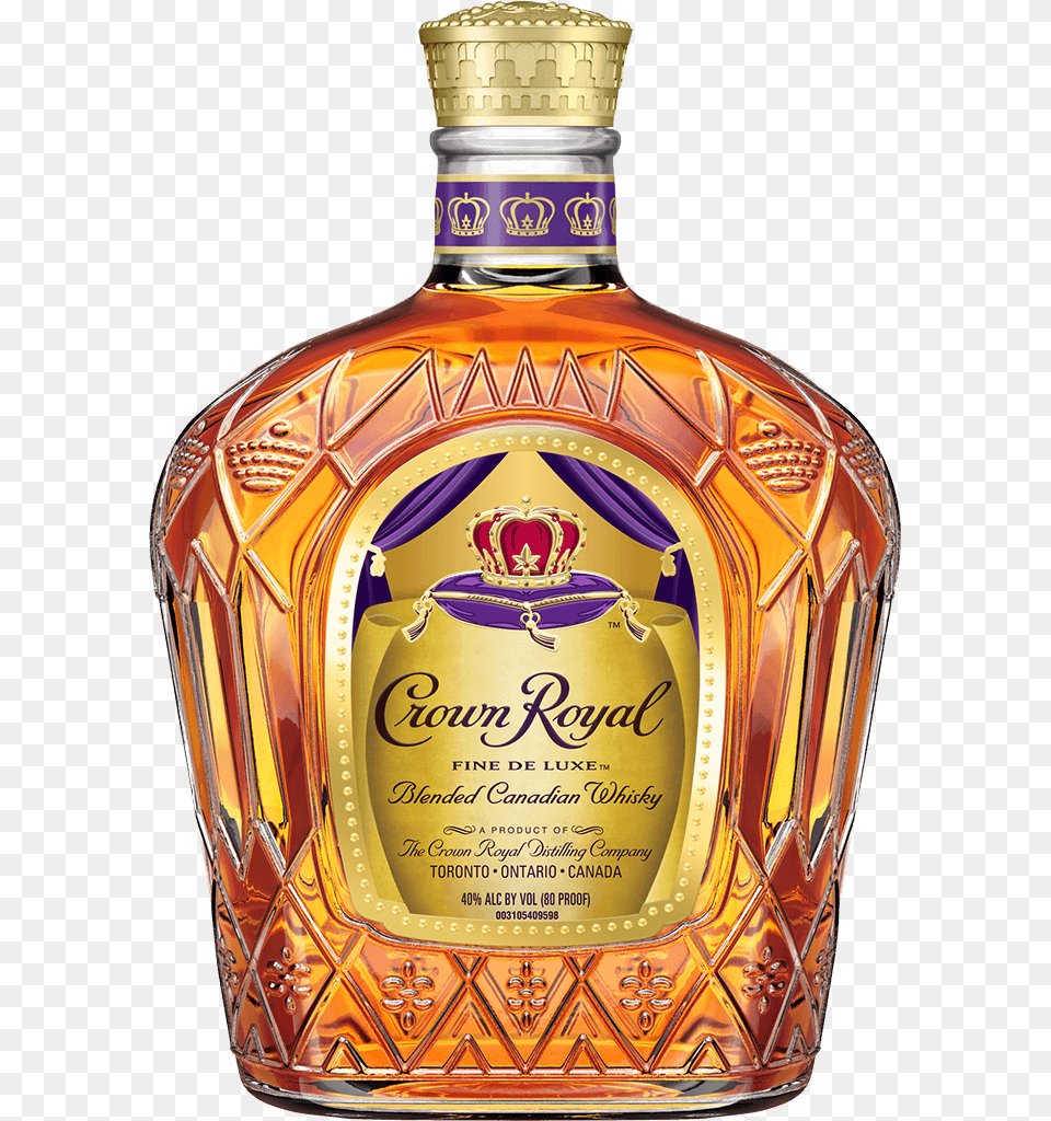 Crown Royal, Alcohol, Beverage, Liquor, Whisky Png Image