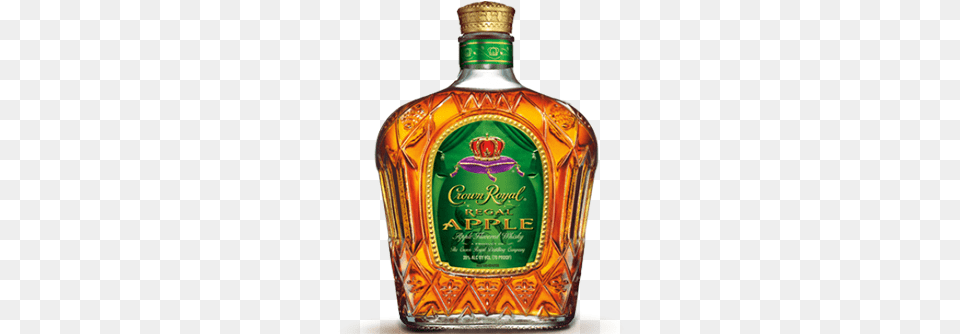 Crown Royal Apple Crown Royal Regal Apple Blended Canadian Whiskey, Alcohol, Beverage, Liquor, Whisky Free Png