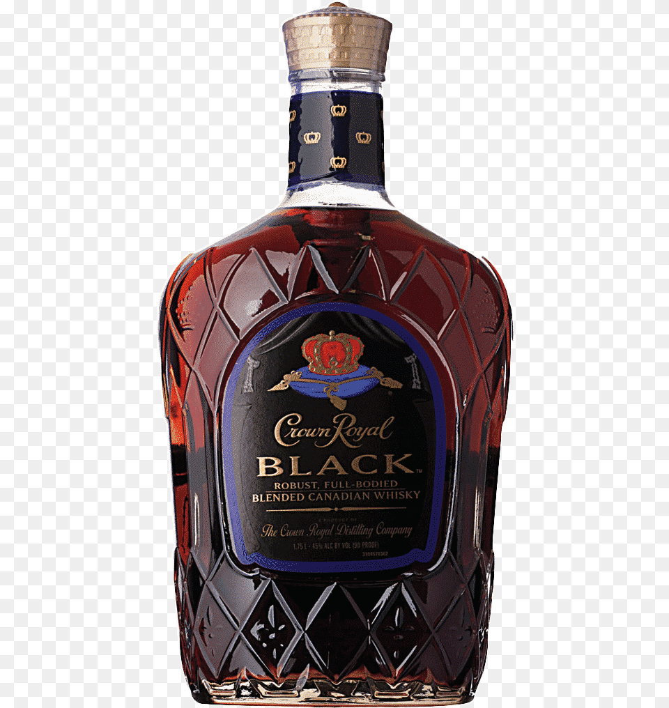 Crown Royal Black 1l Crown Royal Black Price, Alcohol, Beverage, Liquor, Whisky Free Png