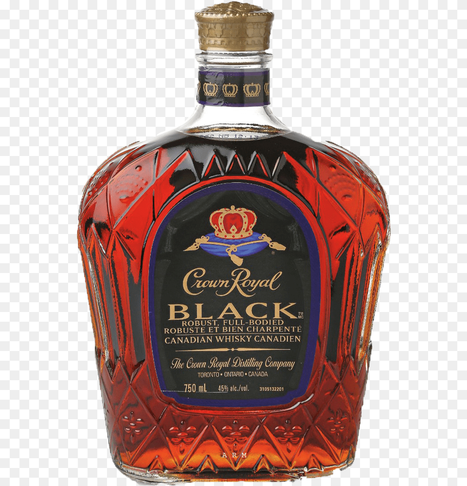 Crown Royal Black 750ml Crown Royal Dark, Alcohol, Beverage, Liquor, Whisky Png