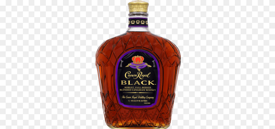 Crown Royal Black Blended Canadian Whisky Nv 10 L Crown Royal Whisky Black, Alcohol, Beverage, Liquor, Food Png Image