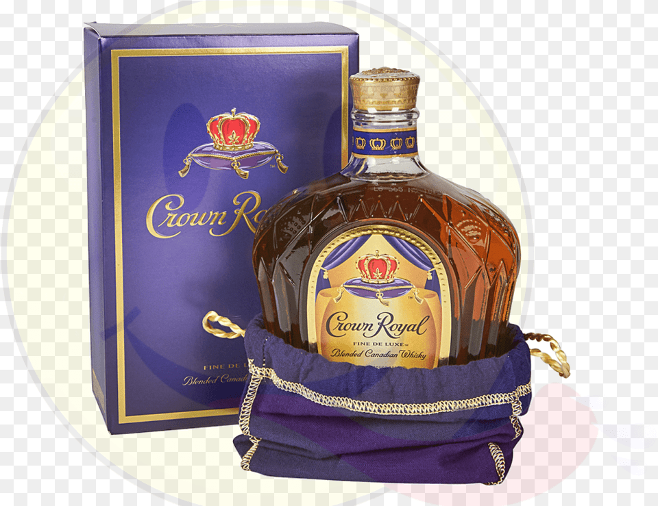 Crown Royal Canadian Whisky 200 Ml Bottle, Alcohol, Beverage, Liquor, Tequila Png Image
