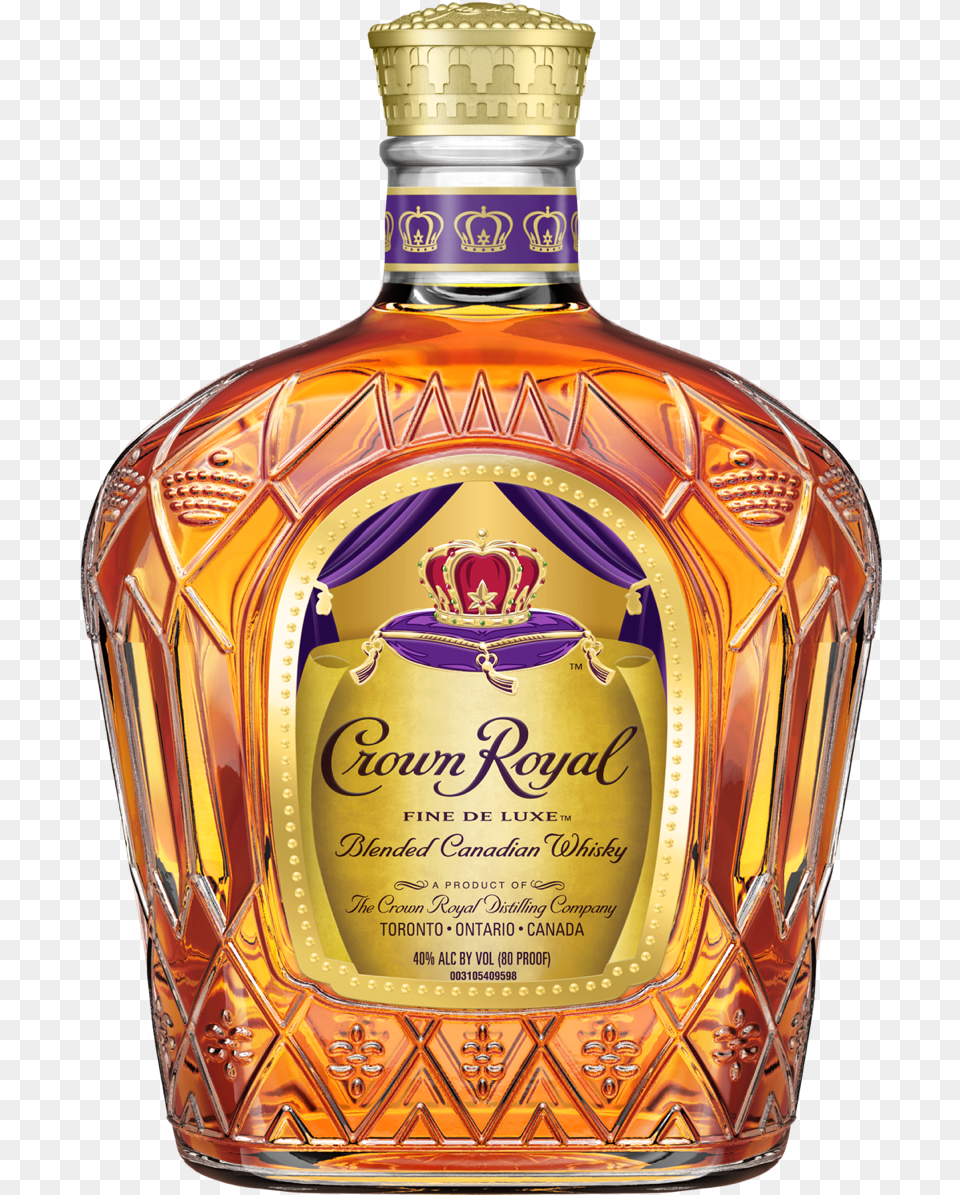 Crown Royal Canadian Whisky Canada Crown Royal, Alcohol, Beverage, Liquor, Bottle Png