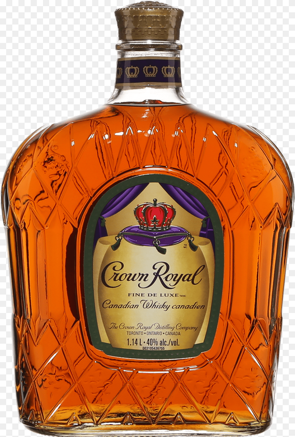 Crown Royal Crown Royal Saq, Alcohol, Beverage, Liquor, Whisky Free Png