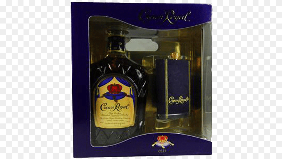Crown Royal Gift W Ice Molds Perfume, Alcohol, Beverage, Liquor, Bottle Free Png Download