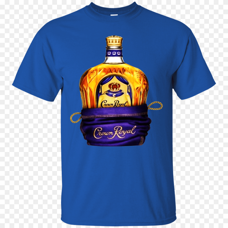 Crown Royal In A Bag Tee Shirt Frankytee, Alcohol, Beverage, Liquor, Clothing Free Png Download