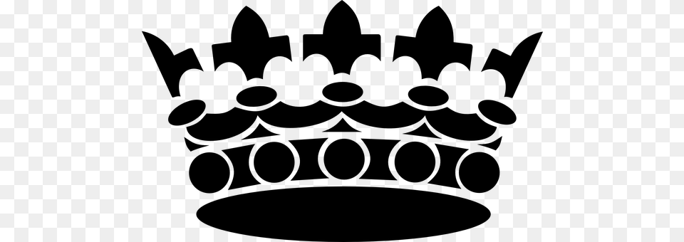 Crown Royal Majestic Power Jewelry Symbol King Crown Black, Gray Free Png Download