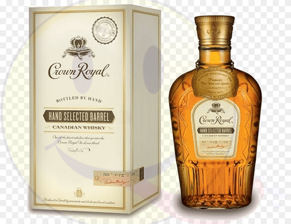 Crown Royal Moore Liquor Crown Royal Hand Selected Barrel, Alcohol, Beverage, Whisky, Bottle Free Transparent Png