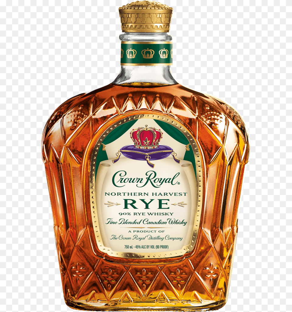Crown Royal Northern Harvest Rye Canada, Alcohol, Beverage, Whisky, Liquor Png