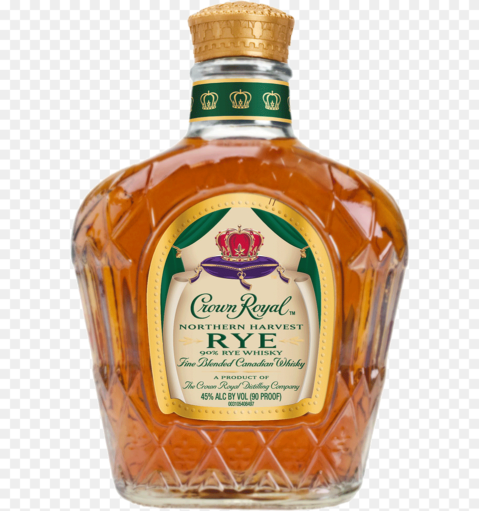 Crown Royal Northern Harvest Rye Crown Royal Harvest Rye, Alcohol, Beverage, Liquor, Whisky Png