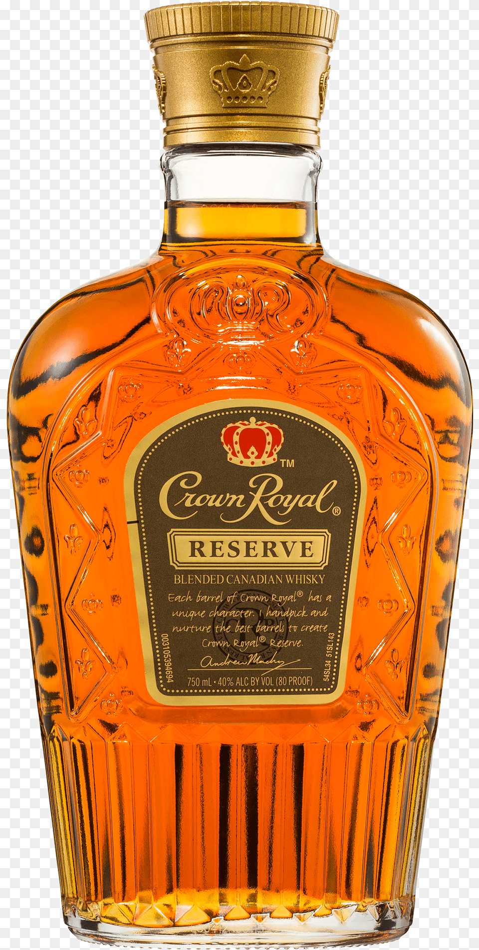 Crown Royal Reserve Canadian Whisky 750ml Crown Royal Black, Alcohol, Beverage, Liquor, Bottle Free Png Download