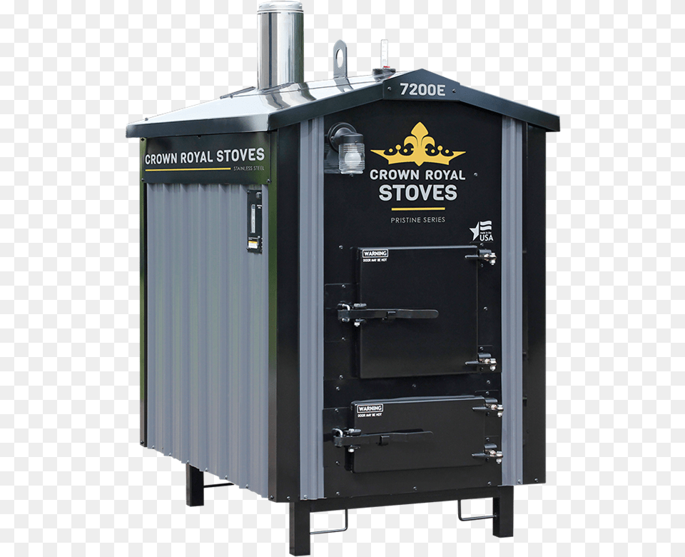Crown Royal Rs7200e Epa Outdoor Wood Gasification Furnace Crown Royal Stoves, Safe, Mailbox Png Image