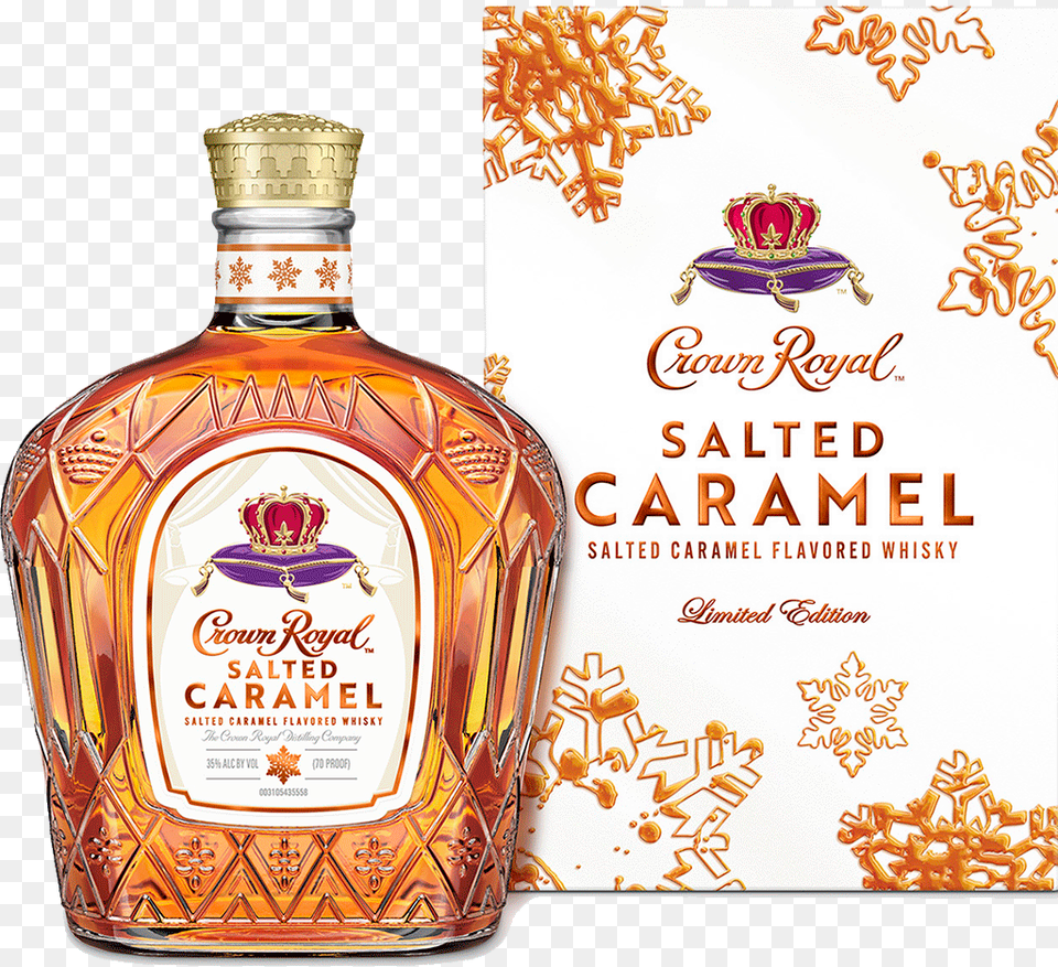 Crown Royal Salted Caramel 750 Ml Crown Royal Salted Caramel, Alcohol, Beverage, Liquor, Whisky Free Png
