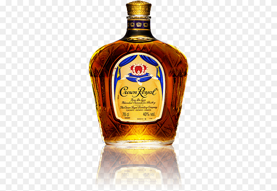 Crown Royal Transparent Crown Royal Bottle With Transparent Background, Alcohol, Beverage, Liquor, Whisky Free Png Download