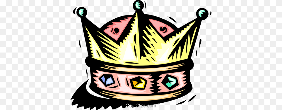 Crown Royalty Vector Clip Art Illustration, Accessories, Jewelry Free Transparent Png