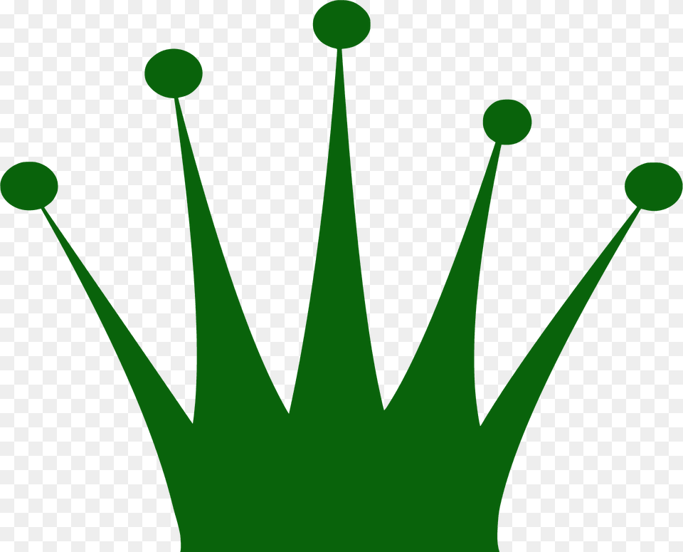 Crown Silhouette, Green, Accessories, Leaf, Plant Free Png Download