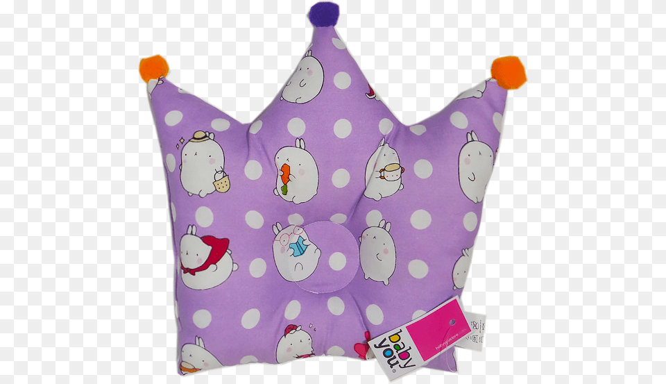 Crown Simsimi Party Purple Cartoon, Cushion, Home Decor, Applique, Pattern Png Image