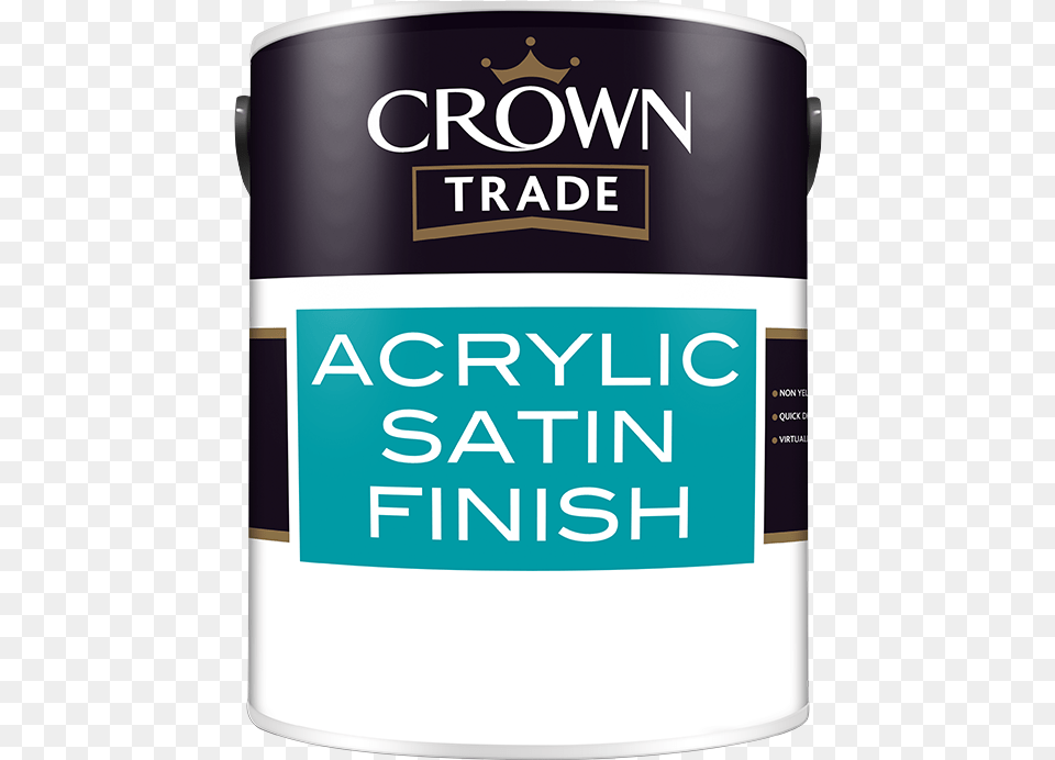 Crown Trade Matt Vinyl Emulsion, Paint Container, Can, Tin Free Png