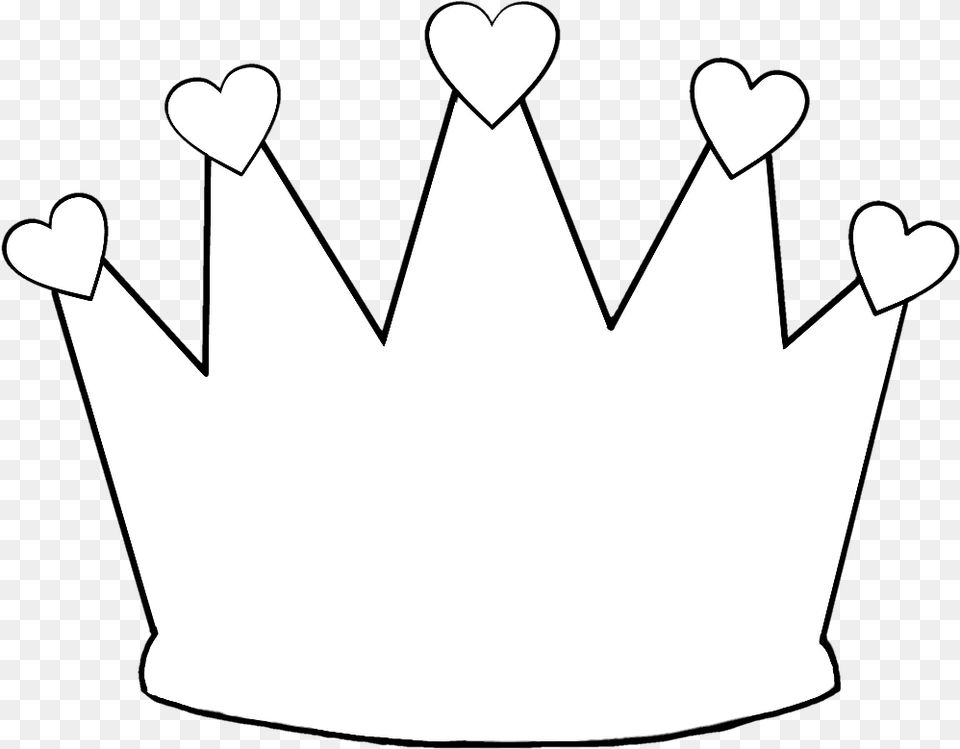 Crown White Hearts Birthday Heart, Accessories, Jewelry Free Png Download