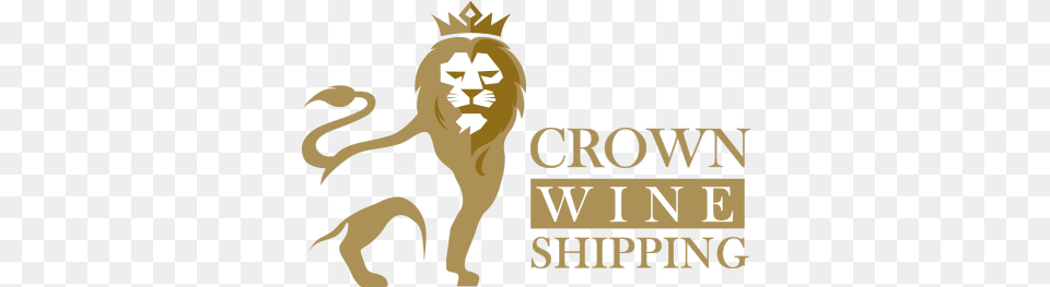 Crown Wine Shipping Logo, Wildlife, Animal, Mammal, Lion Free Png Download