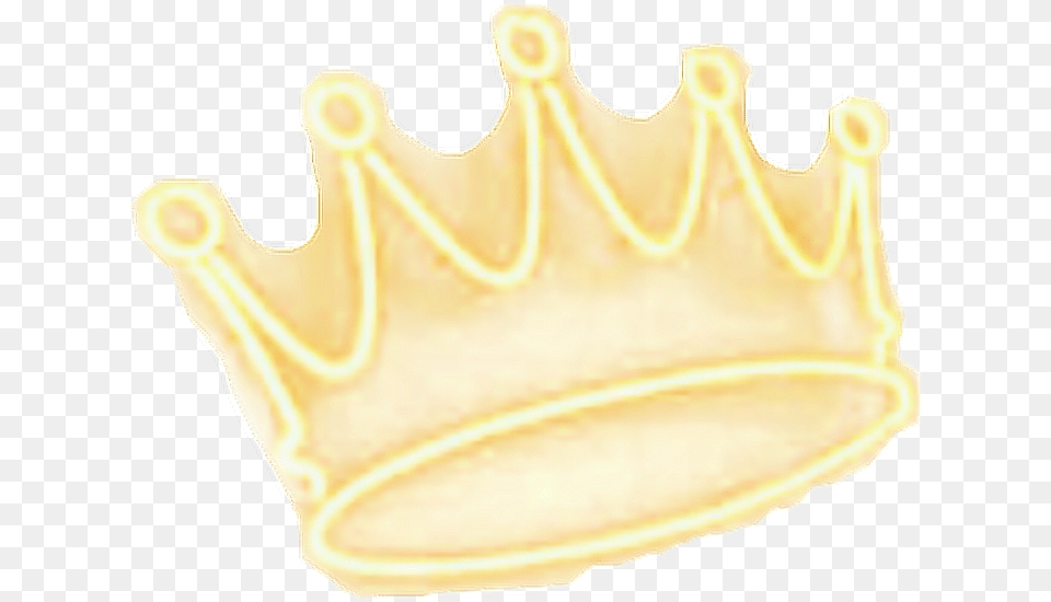 Crown Yellow Yellowaesthetic Neon Neonyellow Queen Flame, Accessories, Jewelry, Necklace Png Image