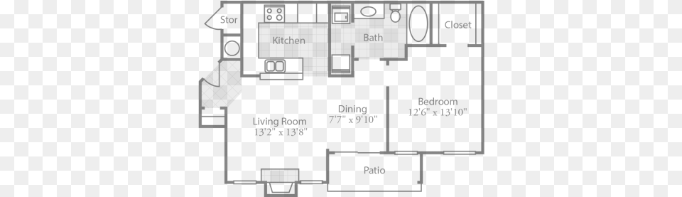 Crowne Park Apartments Winston Salem Nc Offers Two One Bedroom Living Room Apartment Floor Plan, Scoreboard, Chart, Diagram, Plot Free Png