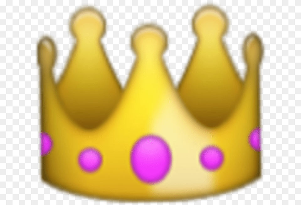 Crownemoji Crown Emoji Emojis Gems Gem Pink Yellow Emoji Crown, Accessories, Jewelry, Clothing, Hat Png