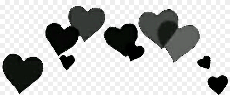 Crownheartsblack Black Crown Heart Hearts Black Heart Crown, Person Free Png