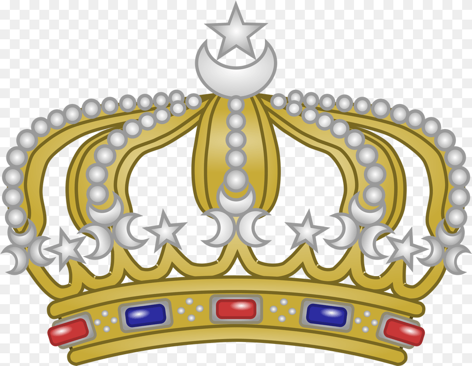 Crowns Svg Tiara Sultanate Coat Of Arms, Accessories, Crown, Jewelry Free Png