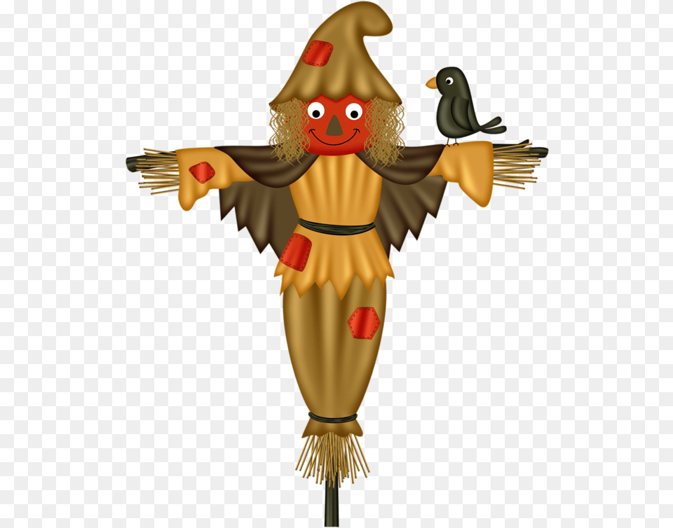 Crows Scarecrow Cartoon Hq Clipart Scarecrow, Cross, Symbol Free Png Download