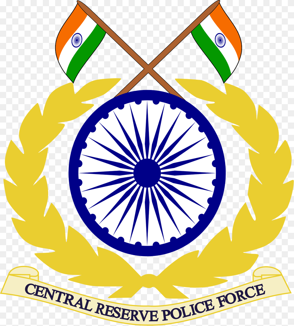 Crpf Recruitment 2018, Emblem, Machine, Symbol, Wheel Free Png