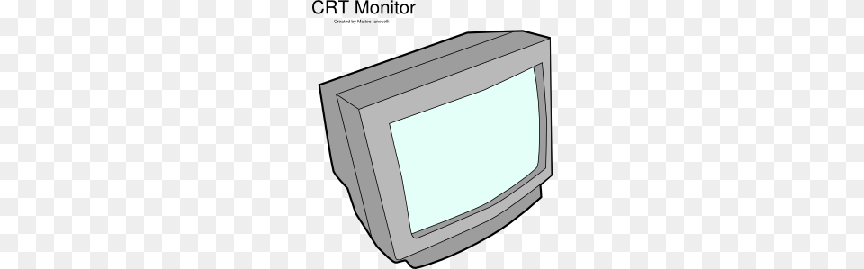 Crt Monitor Clip Art Vector, Computer Hardware, Electronics, Hardware, Screen Free Png