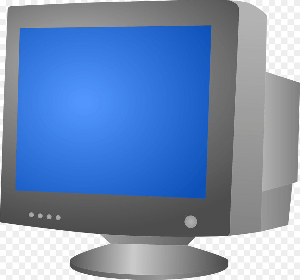 Crt Monitor Clipart, Computer Hardware, Electronics, Hardware, Screen Free Png
