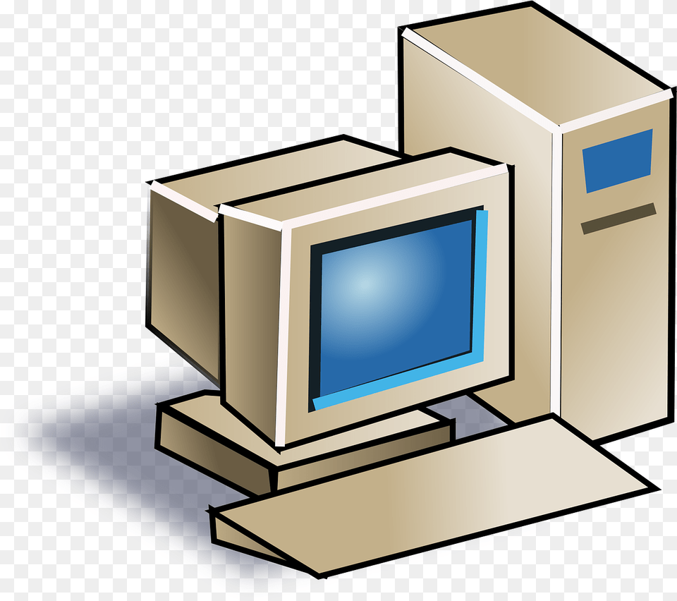 Crt Monitor Old Photo Computer Clip Art, Electronics, Pc, Computer Hardware, Hardware Free Transparent Png
