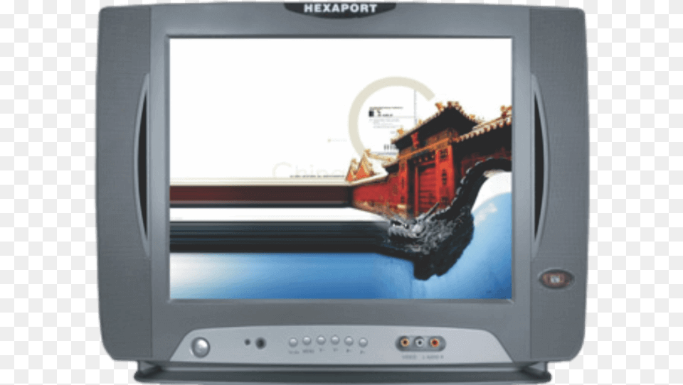 Crt Tv 14 Hp 1212k Electronics, Computer Hardware, Hardware, Monitor, Screen Png