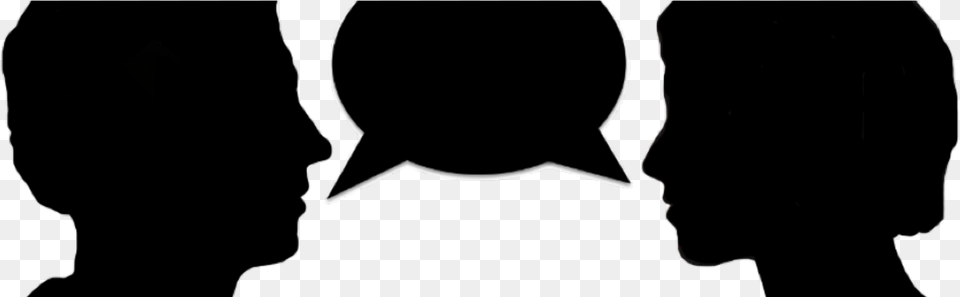 Crucial Conversations In Your Company Talking Clipart With Transparent Background, Silhouette, Person, Face, Head Free Png