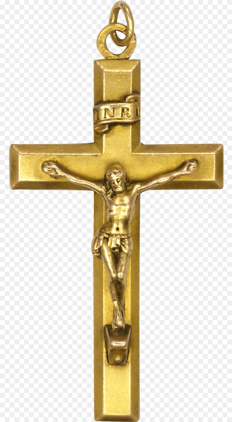 Crucifix Art Nouveau Crucifix, Cross, Symbol, Face, Head Free Png Download
