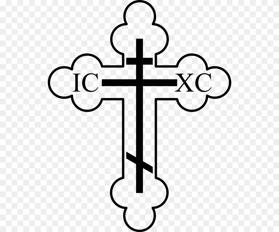 Crucifix By Rones, Gray Free Png Download