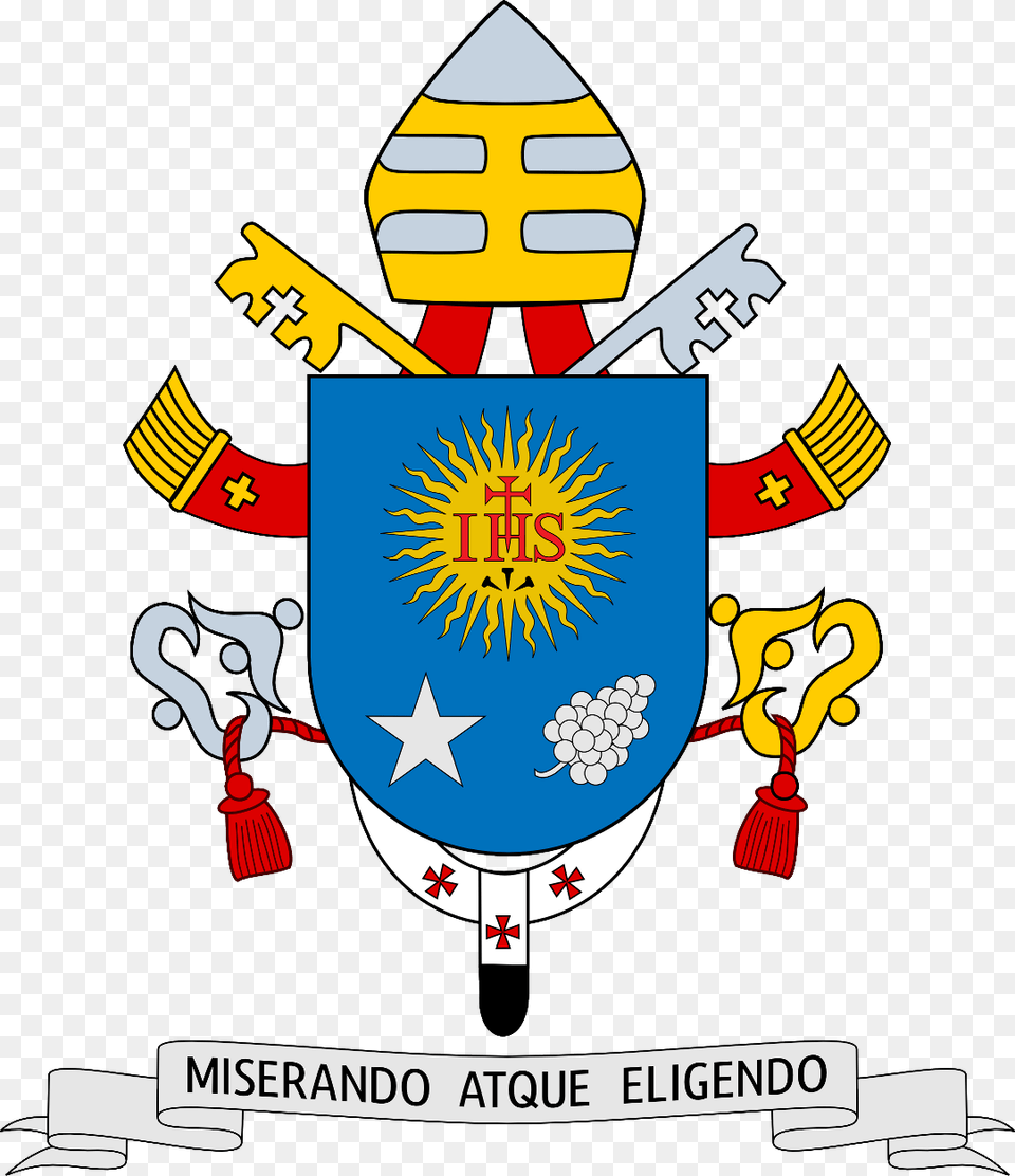 Crucifix Clipart Ash Cross Pope Francis Crest, Emblem, Symbol, Baby, Person Png Image