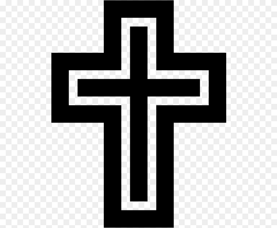 Crucifix Hd Pluspng Cross Vector, Gray Free Transparent Png