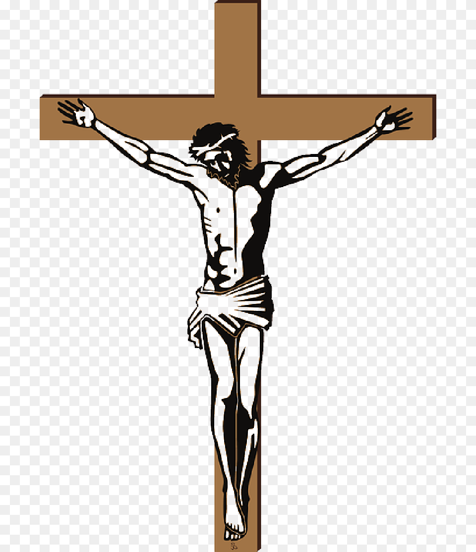 Crucifix With Transparent Background Clipart Jesus On Cross, Symbol Png Image