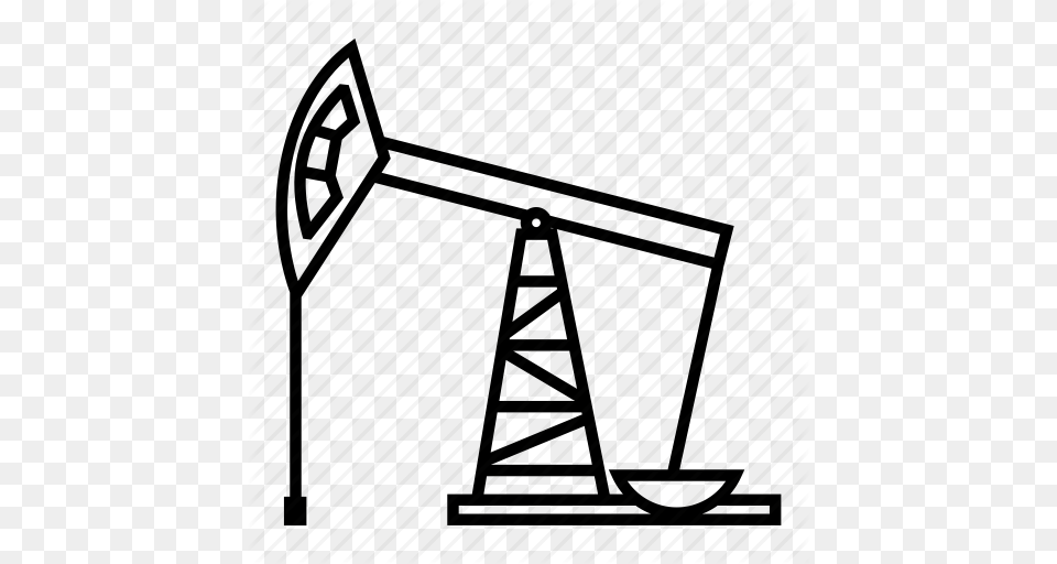Crude Oil Fuel Gas Oil Pump Pump Pumpjack Icon, Construction, Oilfield, Outdoors Png Image