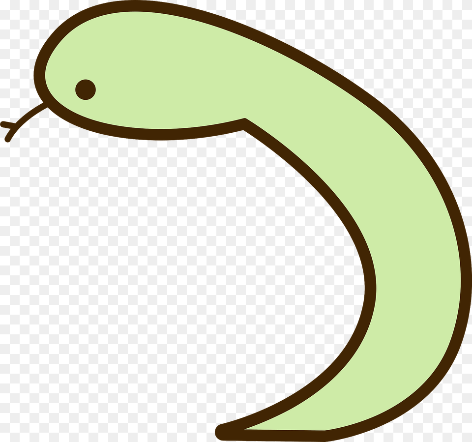 Crude Snake Outline Clipart, Animal, Reptile, Food, Produce Png Image