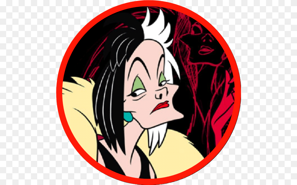 Cruella De Ville, Book, Comics, Publication, Adult Png