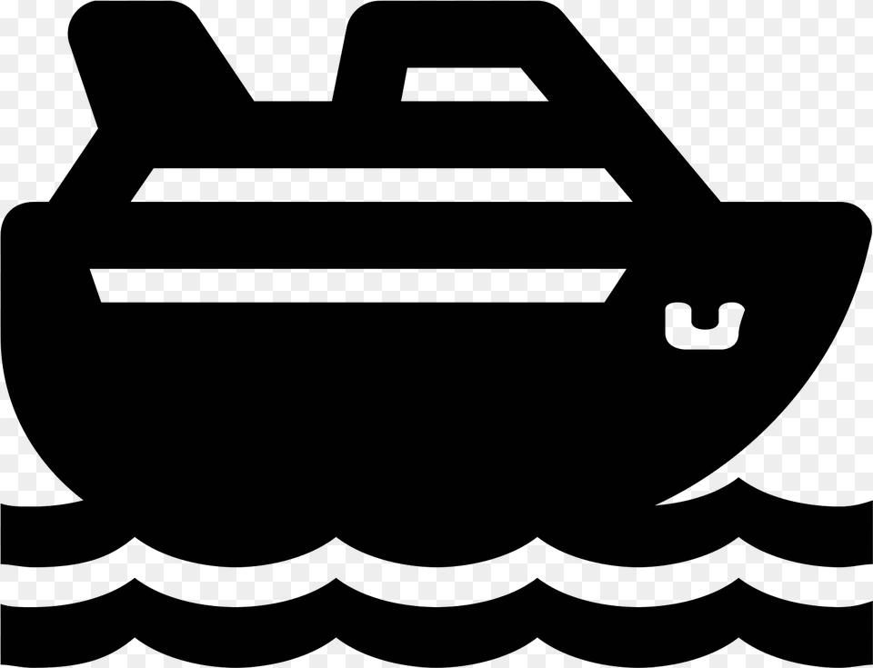 Cruise Clipart Steam Ship Cruise Ship Icon Gif, Gray Png Image