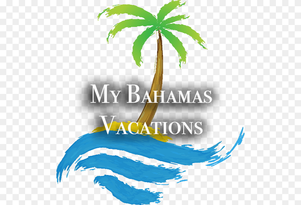 Cruise Clipart Tropical Island Palmeras Con Mar En, Palm Tree, Plant, Tree, Water Png
