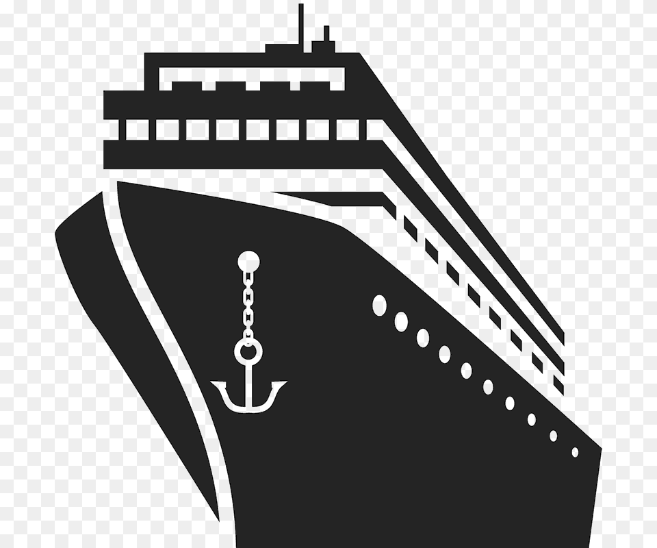 Cruise Ship Black, Cruise Ship, Electronics, Hardware, Transportation Free Png